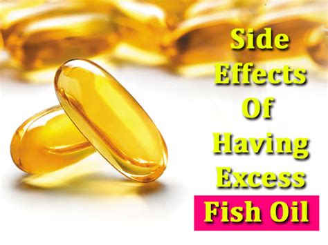 fish oil gout side effects.